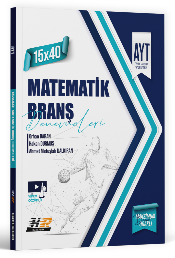 YKS AYT HIZ ve RENK DENEME (15*40) MATEMATİK - 26
